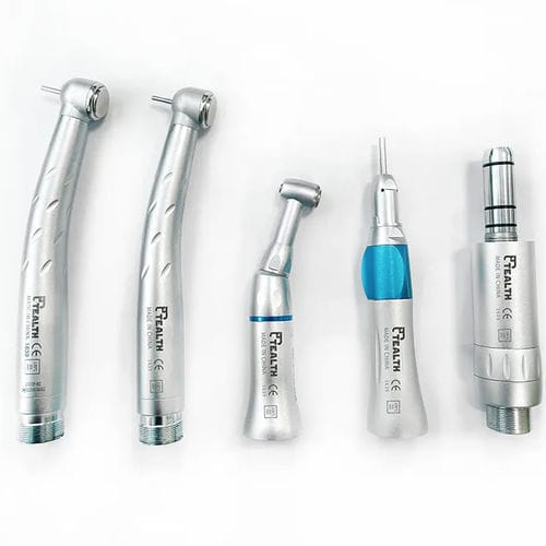 Dental-Turbine - T-02 - Tealth Foshan Medical Equipment Co.,Ltd - mit Luftmotor / gerade / mit LED-Licht