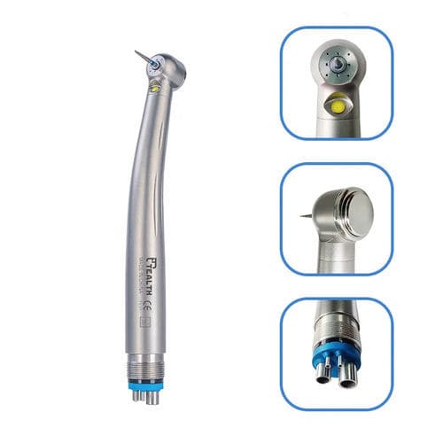 Dental-Turbine - CK-18 Pro - Tealth Foshan Medical Equipment Co.,Ltd - mit Luftmotor / mit LED-Licht / mit externem Vierfach-Spray