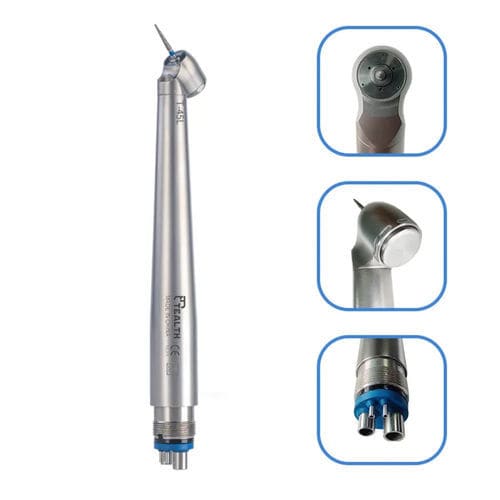 Dental-Turbine - T-45L - Tealth Foshan Medical Equipment Co.,Ltd - mit Luftmotor / 45° / mit Drucktaste
