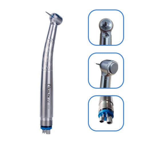 Dental-Turbine - T-11 - Tealth Foshan Medical Equipment Co.,Ltd - mit Luftmotor / mit Drucktaste / Edelstahl
