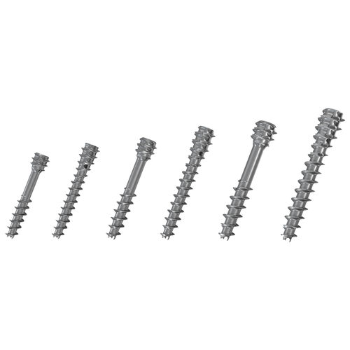 Arthrodeseschraube für Rückfuß - I.B.S.® - in2bones - kanüliert / ohne Kopf / Metall