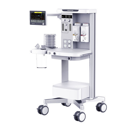 Anästhesiearbeitsplatz auf Wagen - X35 - Siriusmed - Atmungsmonitoring / mit System zur Ableitung von Anästhesiegasen / mit elektronischem Gasmischer