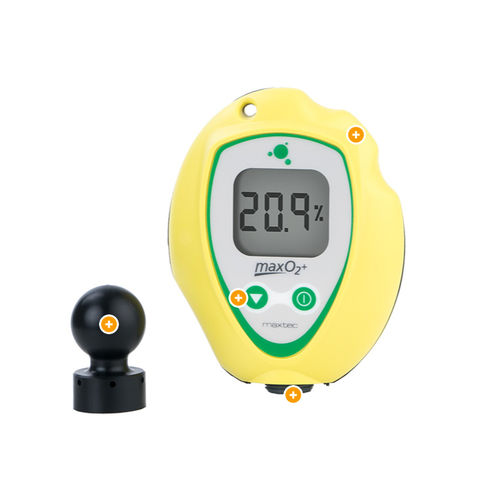 Sauerstoff-Analysegerät - MaxO2+A Scuba - Maxtec - für medizinische Geräte / tragbar / digital
