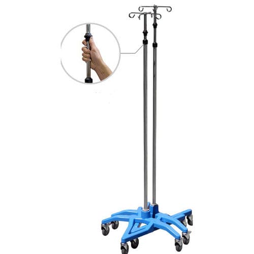 Infusionsständer auf Rollen - SmartStack - Maxtec - 4 Haken / Aluminium