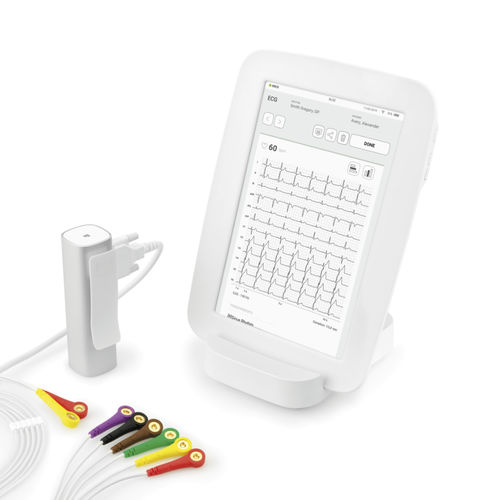 Ruhe-Elektrokardiograph - MESI mTABLET ECG - MESI - 12 Kanäle / für Tablet / mit Touchscreen
