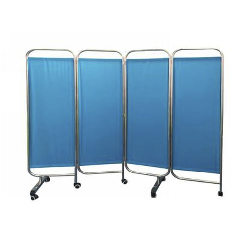 Mobiler Medizinischer Bettschirm - JDAPF112W - Jingdong Technology - zusammenklappbar / 4-Flügel / für Krankenhauszimmer