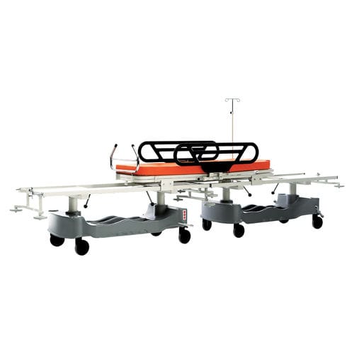Transport-Fahrtrage - TRF-50LX - ISIK KARDESLER MEDIKAL - pneumatisch / mit verstellbarer Rückenlehne / Trendelenburg