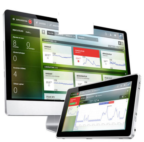 Web-Anwendung / Monitoring - MySirius  - JRI - Management / für Temperaturaufzeichner