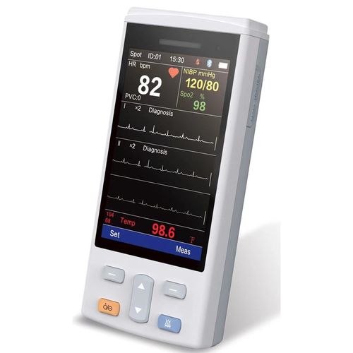 Handgerät-Patientenmonitor - PC200 - Wuhan UN-Medical Technology - NIBP / SpO2 / für Intensivpflege