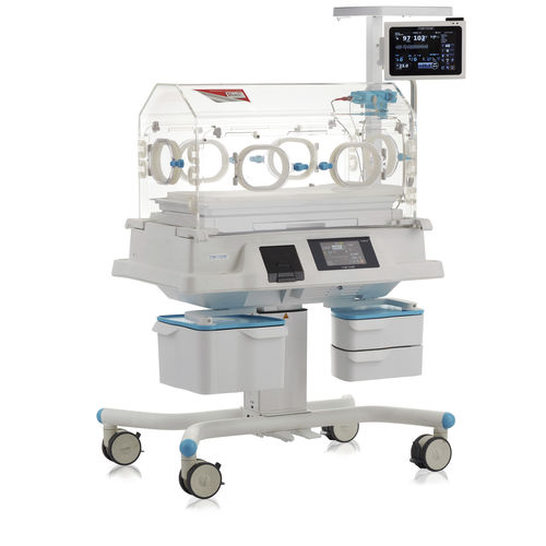Inkubator für Neugeborene auf Rollen - VAV - Tende Elektronik - höhenverstellbar / Trendelenburg / mit Touchscreen