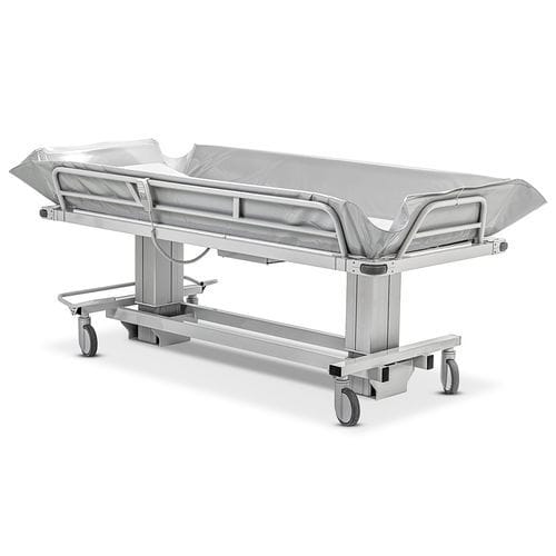 Höhenverstellbarer Duschwagen - STALHAM-BATHE-40 - Medi-Plinth - für Übergewichtige