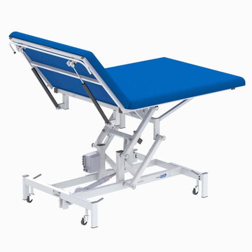 Elektrische Bobathliege - BO01 series - Medi-Plinth - hydraulisch / auf Rollen / mit höhenverstellbarer Rückenlehne