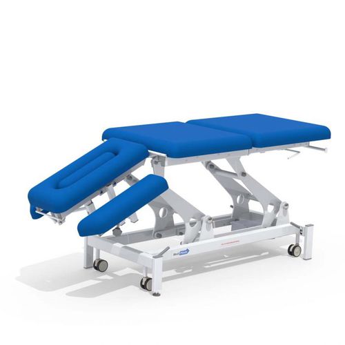 Elektrische Massageliege - PHYS+05 series - Medi-Plinth - hydraulisch / auf Rollen / mit Kopfstütze