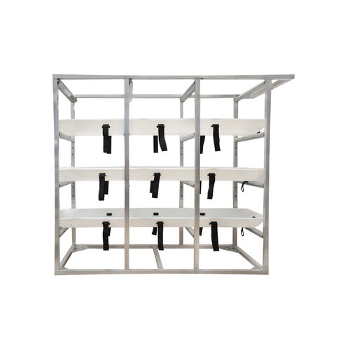 Lagerregal für Leichentragen - Aluminium Mortuary Body Storage Racking - Nutwell Logistics Limited - Aluminium