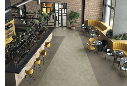 Beton-Bodenbelag - 6012 - Polyflor - Stein / PVC / Vinyl