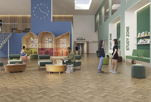 Schaumstoffbodenbelag - 3398 - Polyflor - Holz / Vinyl / PUR