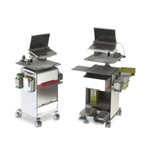 Medizinisch Computerwagen - CASENOTE CN-19 - SYSTMZ - Akku / mobil
