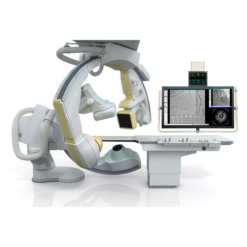 Fluoroskopie-System - Trinias B12  - Shimadzu Europe Medical Systems - digital / für Röntgendurchleuchtung des Herz-Kreislaufsystems / mit Kipptisch