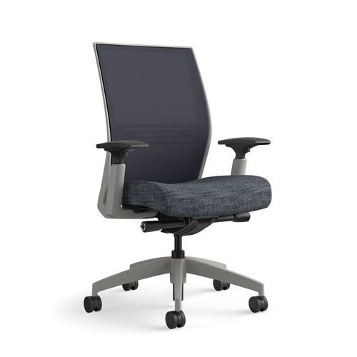 Bürostuhl mit Armlehnen - Amplify - IDEON - auf Rollen / Dreh