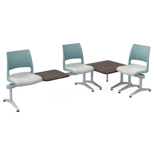 Traversenbank für Wartezimmer - Doni Tandem™ - KI - 3 Plätze / Zweisitzer / Viersitzer