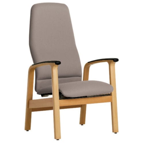 Wartezimmerstuhl - wedgewood - WIELAND - mit Armlehnen / mit hoher Rückenlehne / ergonomisch