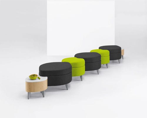Bank für Wartezimmer - Leaf - Arcadia - modular
