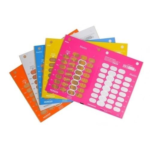Wöchentliche Pillenbox - MONO28 - Ims medication - zum Einmalgebrauch / mit UV-Schutz