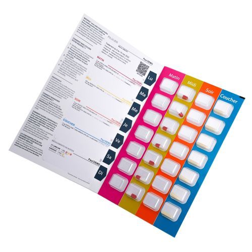 Wöchentliche Pillenbox - MEDIPAC - Ims medication - zum Einmalgebrauch