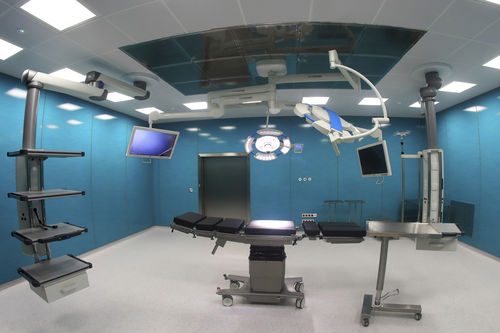 OP-Trakt / für Gesundheitseinrichtungen - Infimed - modular / Edelstahl