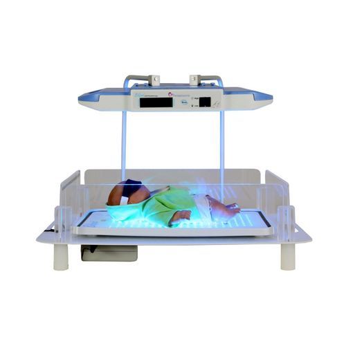 Phototherapielampe für Neugeborene - BILIPOD - AVI Healthcare - in Wiegenform / Blaues Licht
