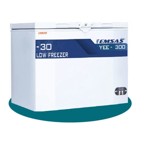 Gefrierschrank für Blutplasma - YEE 300 - EMSAS - Labor / horizontal / 1 Tür