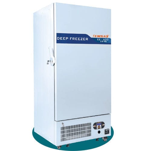 Gefrierschrank für Blutplasma - EE 600 - EMSAS - Labor / auf Rollen / 1 Tür