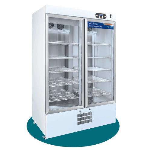Kühlschrank für Apotheken - EKT 1450  - EMSAS - vertikal / auf Rollen / mit 2 Türen
