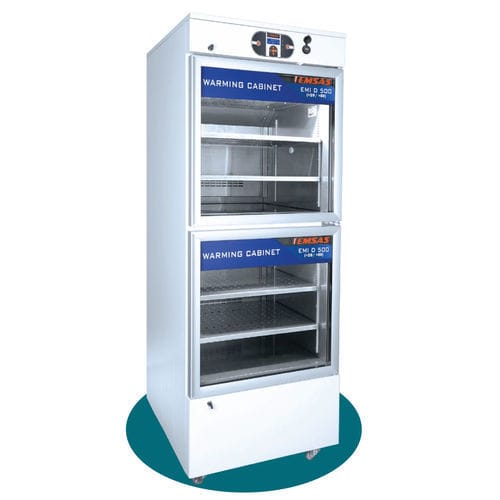 Wärmeschrank - EMI-D 500 - EMSAS - für Decken / mit Regal / mit 2 Türen