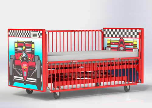 Krankenhausbett - RACE CAR - HARD Manufacturing CO., INC - elektrisch / für Kinder / höhenverstellbar