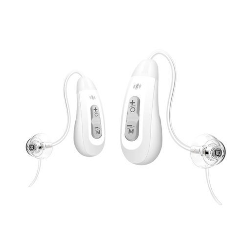 BTE-Hörgerät - JH-D59ET - Huizhou Jinghao Medical Technology - mit Störgeräuschunterdrückung / wiederaufladbar / grau