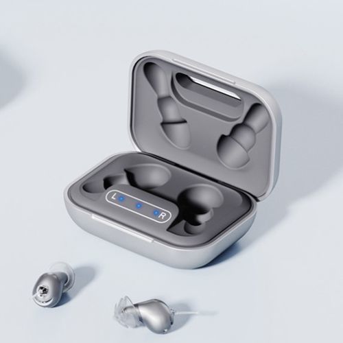 CIC-Hörgerät - JH-A40C - Huizhou Jinghao Medical Technology - mit Fernbedienung / wiederaufladbar / mit Störgeräuschunterdrückung