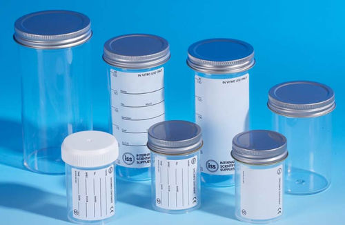 Polypropylen-Probenbehälter - SCxxxx series - International Scientific Supplies Ltd - Polystyrol / mit Schraubverschluss
