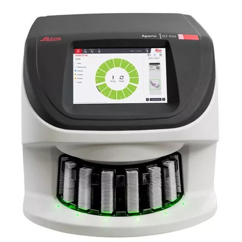 Scanner für Mikroskop-Objektträger - Aperio GT 450 - Leica Biosystems - Barcode-Leser / KI-gestützt / Hochgeschwindigkeit