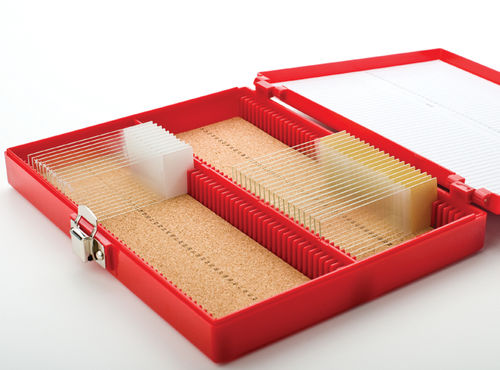 Labor-Lagerungszubehör - 3802520 - Leica Biosystems - für Mikroskopie-Objektträger / Lager / Kunststoff
