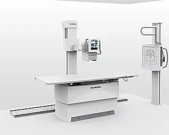 Röntgensystem - FMT18T - DEL Medical - digital / für multifunktionale Röntgenaufnahmen / mit Tisch
