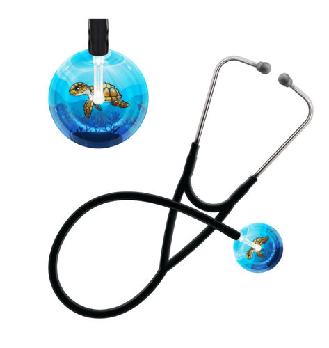 Stethoskop für Kardiologie - Sea Turtle  - UltraScope - für Veterinärmedizin / Flachkopf / Edelstahl