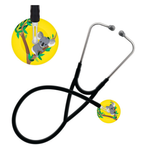 Stethoskop für Kardiologie - Koala Bear - UltraScope - für Veterinärmedizin / Flachkopf / Edelstahl