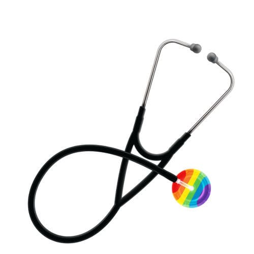 Stethoskop für Kardiologie - Rainbow - UltraScope - Flachkopf / Edelstahl