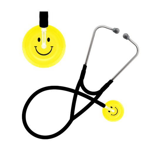 Stethoskop für Kardiologie - Smiley  - UltraScope - Flachkopf / Edelstahl