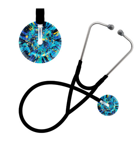 Stethoskop für Kardiologie - Sapphire Galaxy - UltraScope - Flachkopf / Edelstahl