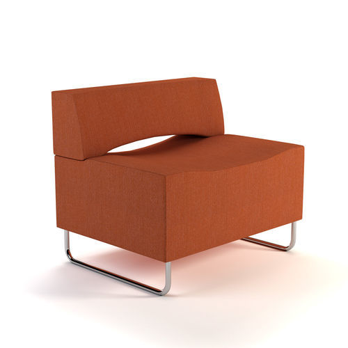 Sofa für Wartezimmer - BURTON - ERG international - Zweisitzer / Design