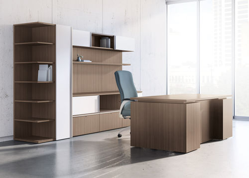Rechteckiger Schreibtisch - Tessera - National Office Furniture - Empfang / modular