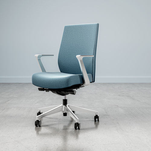Bürostuhl mit Armlehnen - Whirl - National Office Furniture - auf Rollen / ergonomisch