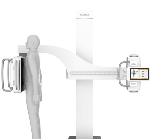 Digitales Röntgensystem - 1000U1 - Beijing Wandong Medical Technology - für Röntgenuntersuchung des Brustkorbs / ohne Tisch / mit schwenkbarem Röhrenarm
